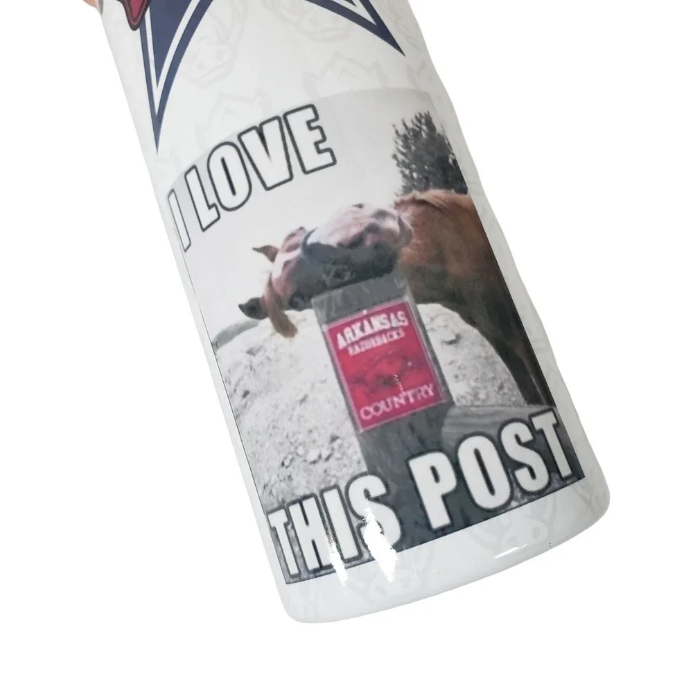 Hogg Outfitters Arkansas Razorbacks 20oz Skinny Tumbler Insulated Travel Cup